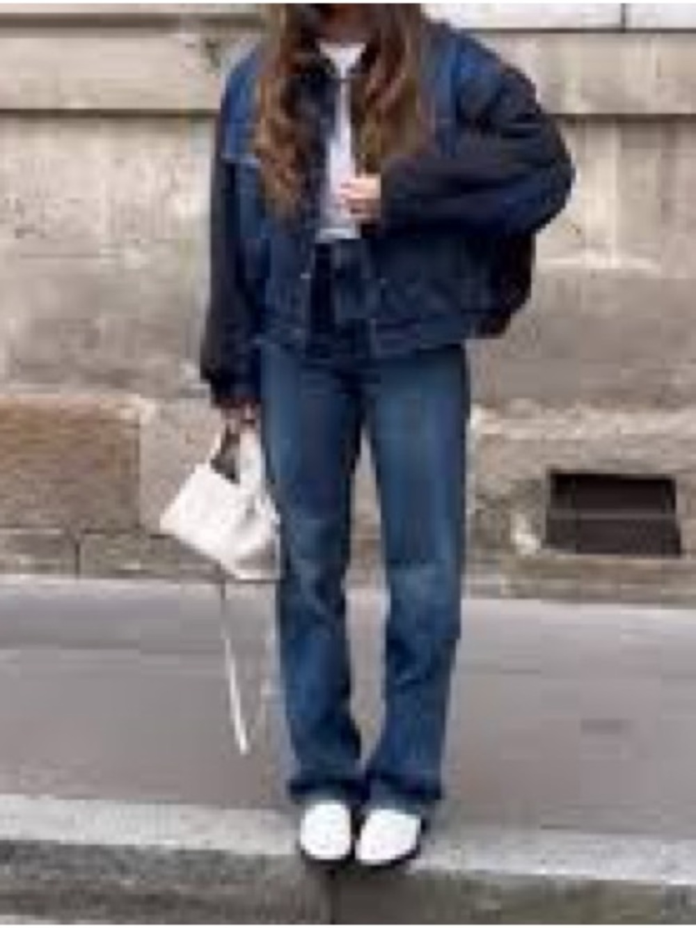 ZARA High Waisted Full Length Jeans
